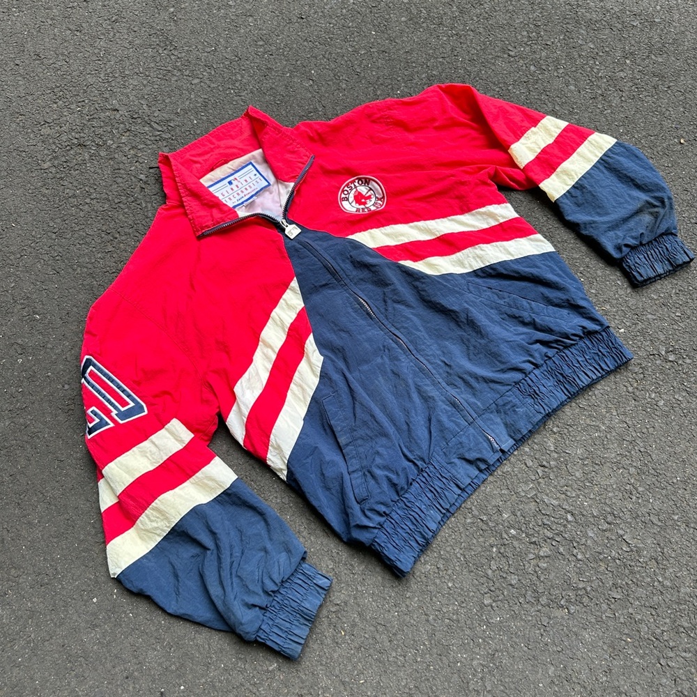 Vintage Boston Red Sox windbreaker jacket